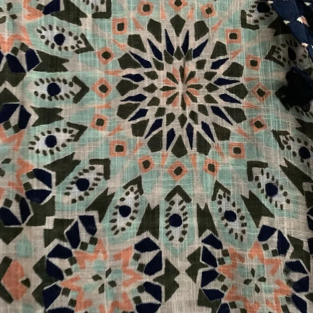 S&D reversible Infinity scarf in mosaic